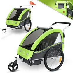 KESSER® Kinderfahrradanhänger Sport-RX 2in1 Jogger & Buggy von Kesser