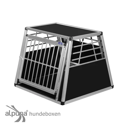N8 Hundetransportbox Gitterbox Aluminium Transportbox Hundebox Alubox Autobox