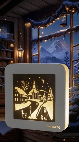 Erzgebirge Wald Lampe LED - Handgefertigte Weihnachtsdeko - Fensterdekoration aus Erzgebirge, 29 cm hohe Holzlampe mit LED-Lichtband, perfekt für festliche Stimmung und gemütliche Atmosphäre in jedem Raum.