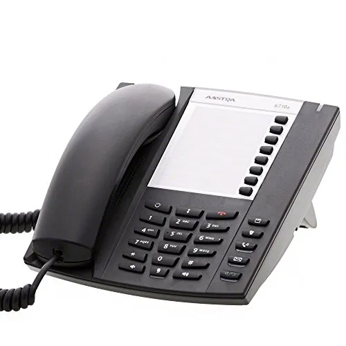 Mitel ATD0032A Analog-Telefon 6710 schwarz - Festnetztelefon mit hochwertiger Sprachqualität und benutzerfreundlichem Design, ideal für Zuhause oder das Büro.