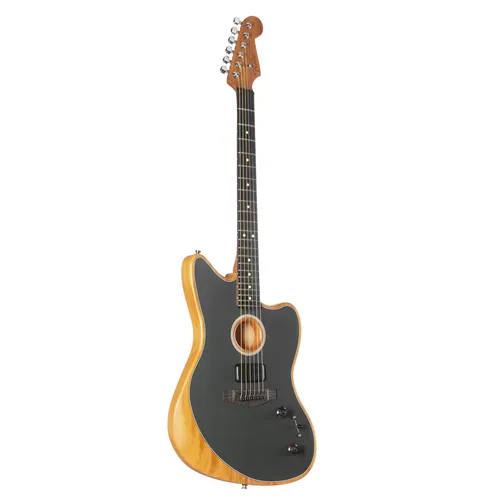 Fender American Acoustasonic Jazzmaster Tungsten Westerngitarre