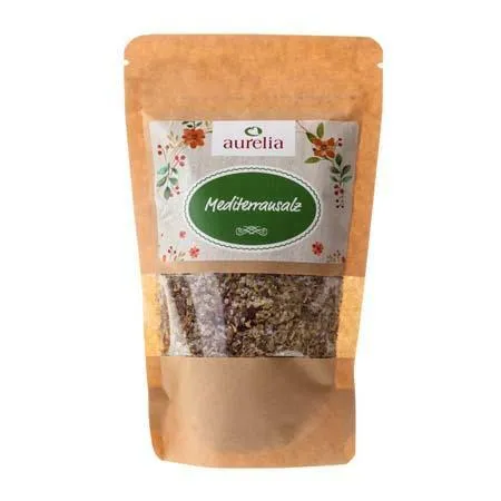 aurelia Mediterrankräutersalz 200g – Mediterrane Kräutermischung mit Knoblauch