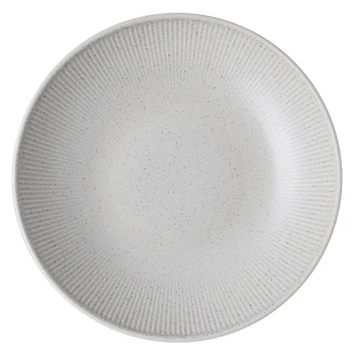 Thomas Clay Rock Teller tief / Schale 28 cm - Teller aus Steinzeug mit 28 cm Durchmesser, ideal für Pasta oder Suppen, in stilvollem Beige. Perfekt für jeden Esstisch.