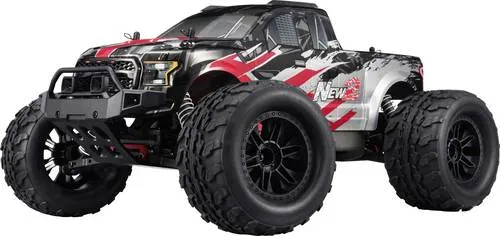 Reely NEW2 Super Combo V2 Brushed 1:10 RC Monstertruck - RC-Modelle mit 4WD Allradantrieb und leistungsstarkem 550er Motor für wetterunabhängigen Fahrspaß. Robuste PVC-Karosserie und kratzfester Dachrahmen sorgen für Langlebigkeit.