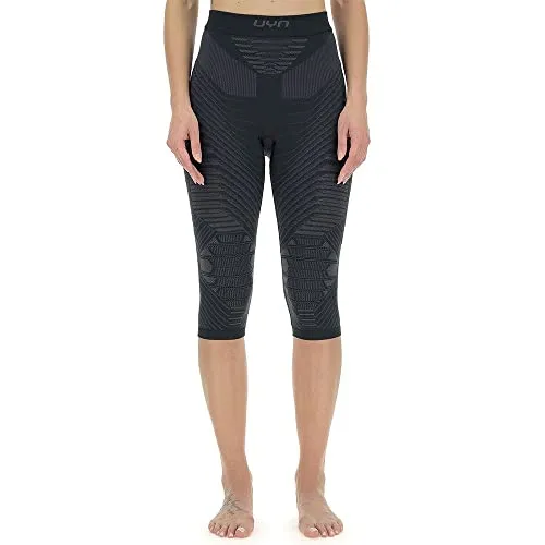 UYN Damen Resilyon Strumpfhose, Black/Anthracite, L/XL - Sportunterwäsche für Damen mit einzigartiger Kompressionstechnologie für optimale Unterstützung während des Trainings.