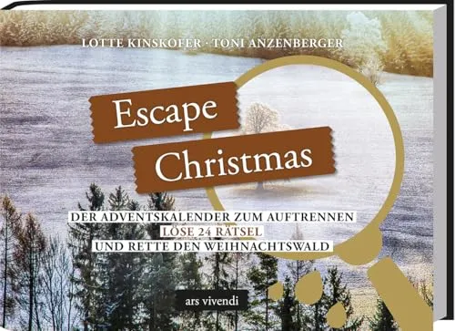 Escape Christmas - Krimi-Adventskalender mit 24 Rätseln - Entdecke den spannenden Krimi-Adventskalender 'Escape Christmas'. Löse 24 Rätsel und erlebe ein aufregendes Abenteuer, um den Weihnachtswald zu retten.