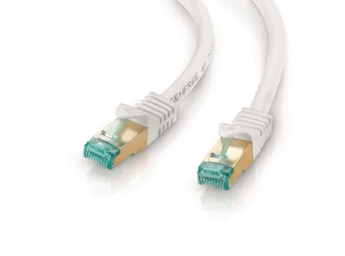 adaptare adaptare RJ45 Ethernet-Netzwerkkabel (S/FTP, PIMF, CCA AWG26/7), mit LAN-Kabel