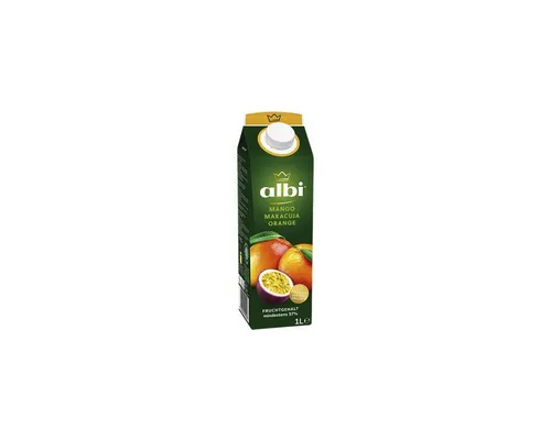 albi® Saft Mango-Maracuja-Orange, 6x 1 Liter, Fruchtnektar / Fruchtgehalt mind. 37%