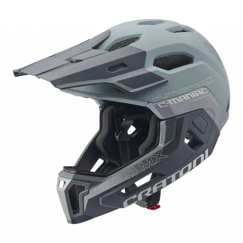 Cratoni Fahrradhelm C-Maniac 2.0 MX - Fahrradhelm für Enduro-Fans, ultraleicht mit 18 Ventilöffnungen für optimale Belüftung und höchsten Schutz bei rasanten Abfahrten.
