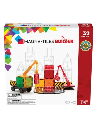 Builder 32-Piece Magnetic Building Set