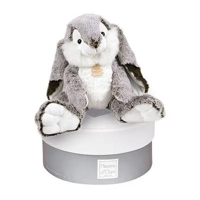 Hase Marius 40cm - Flauschiger Kuschelfreund - Kuscheltiere, unwiderstehlich flauschig und liebevoll verpackt im Geschenkkarton. Maschinenwaschbar bei 30° für einfache Pflege. Größe: 40 cm.