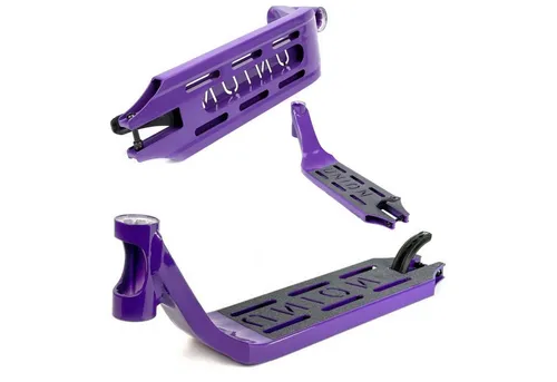Union Unique Pro Stunt-Scooter Deck Lila - Stuntscooter Deck für Anfänger und Fortgeschrittene, extrem leicht mit nur 1114g und ideal für dynamische Tricks im Park!