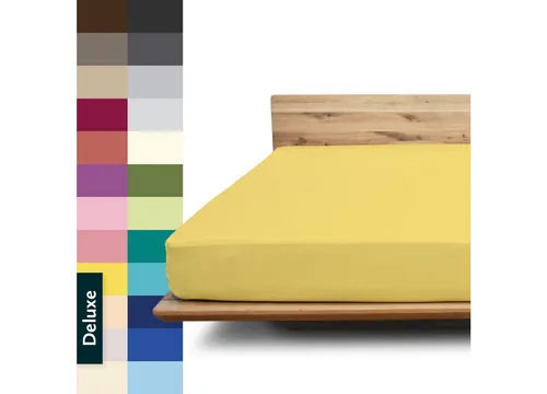 Produktbild JONA SLEEP Spannbettlaken Deluxe Matratzen Spannbetttuch, Gummizug: rundum