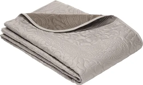 Erwin Müller Sesselschoner - Sessel- und Sofaschoner in Kiesel - Hochwertiger Sesselschoner aus 100% Polyester, maschinenwaschbar bis 40°C, idealer Schutz für Ihre Möbel im modernen Uni-Design.