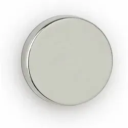 MAUL Neodym-Scheibenmagnet, 12 mm, Haftkraft: 2,5 kg, silber