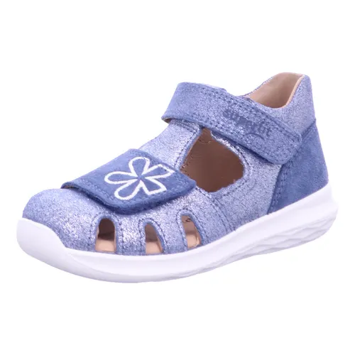 Superfit Bumblebee Sandale, BLAU 8000, 24 EU - Wanderschuhe mit flexibler Laufsohle und weichem, chromfrei gegerbtem Leder, perfekt für gesunde Füße und unbeschwerte Abenteuer.