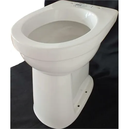 Keramag Allia Paris Care Standflachspül WC Toilette - Erhöhte Standflachspül-Toilette, ideal für mehr Komfort im Badezimmer. Modernes Design in Weiß, Höhe von 50 cm.