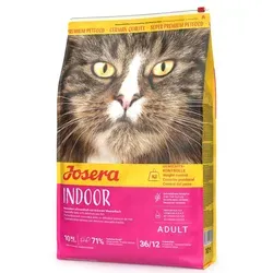 JOSERA Indoor Katzenfutter 10kg - Getreidefreies Futter für Hauskatzen mit moderatem Energiegehalt. Ideal für Wohnungskatzen, sorgt für ein gesundes Gewicht und eine ausgewogene Ernährung.