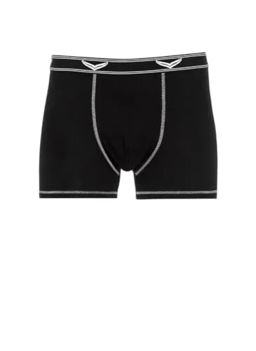TRIGEMA Bequeme Pants mit Webgummibund, Herren, Gr. L, schwarz - Herrenunterhosen aus 95% Baumwolle und 5% Elastan, perfekt sitzend mit bequemen Webgummibund für optimalen Halt. Hergestellt in Deutschland, pflegeleicht und sanft zur Haut.