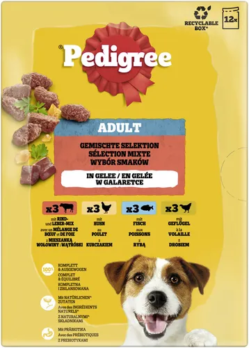 Produktbild Pedigree Hundenassfutter Adult 12 x 100 g Gemischte Selektion