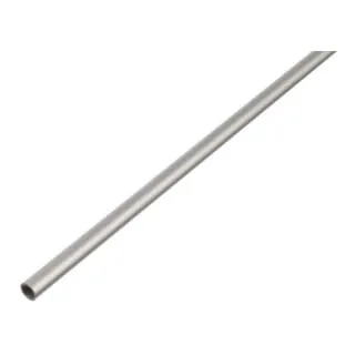 GAH Alberts Rundrohr glatt, , Durchmesser 12mm L1000mm, S1mm Aluminium silberf. Elox.