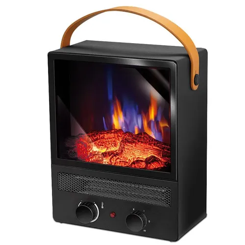Elektrokamin Heizlüfter MPM MEK-02 1500W