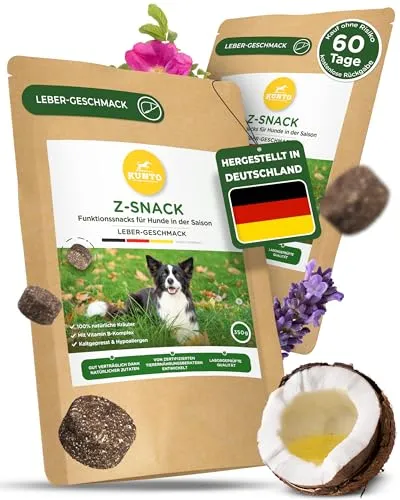 KUNTO Z-Drops - Ergänzungsfutter für Hunde, 100% natürliche Zutaten - KUNTO® Z-Drops – Ideale Unterstützung für aktive Hunde. Diese leckeren Drops aus hochwertigen Zutaten bieten eine sanfte Ergänzung zur täglichen Ernährung und sind perfekt für unbeschwerte Abenteuer in der Natur.