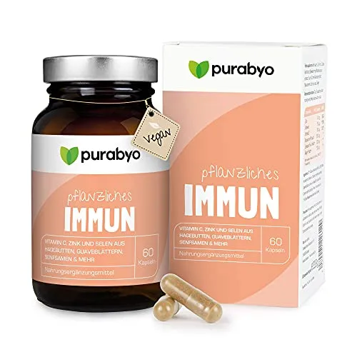 Purabyo Immun | Vitamin C aus Hagebutten und Zink aus Guave