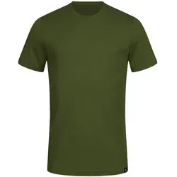 TOM FYFE Premium Merino T-Shirt Slim Fit Herren Waldgrün/XL – Atmungsaktiv und pflegeleicht aus 100% Merinowolle - Dieses hochwertige Merino T-Shirt bietet optimalen Tragekomfort und ist pflegeleicht. Ideal für Alltag, Sport und Reisen – einfach maschinenwaschbar und schnell trocknend.