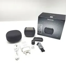 Panasonic Elektrorasierer ES-PV3B-K803 - Kompakt, 5 Edelstahlklingen, USB-Laden (Typ-C), mit Bartdichten-Sensor für präzises Rasieren