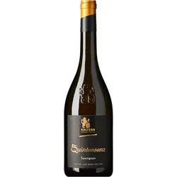 Quintessenz Sauvignon DOC 2022, Kellerei Kaltern - Weißwein aus Südtirol, der mit seiner strahlenden goldgelben Farbe und Aromen von Stachelbeeren, grünen Äpfeln und floralen Nuancen begeistert. Ideal zu Fisch und Salaten, sorgt für einen erfrischenden Genuss.