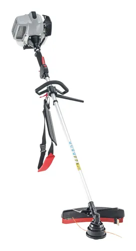 AL-KO BC 400 L - Benzin-Motorsense mit 39,8 ccm Motor - Rasentrimmer & Motorsensen, leistungsstarke 1,69 PS für effizientes Mähen und automatische Dekompression für einfaches Starten.