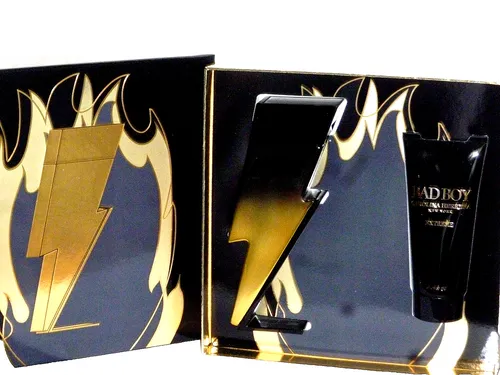 CAROLINA HERRERA BAD BOY EXTREME EDP Geschenkset 200 ml - Elegantes Geschenkset mit 100 ml Eau de Parfum und 100 ml Duschgel. Ideal für stilvolle Männer, die ihren einzigartigen Duft unterstreichen möchten.