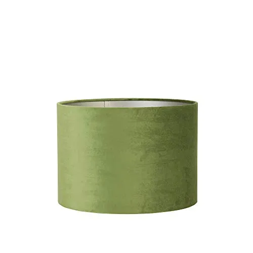 Light & Living Lampenschirm Zylinder Velours - Olive Green - Ø30x21cm - Zylinder - Samt