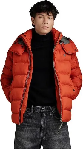 G-star Whistler Parka Orange M - Funktionsjacke aus wasserabweisendem, recyceltem Material mit verstellbarer, abnehmbarer Kapuze für optimalen Schutz und Komfort in jedem Wetter.