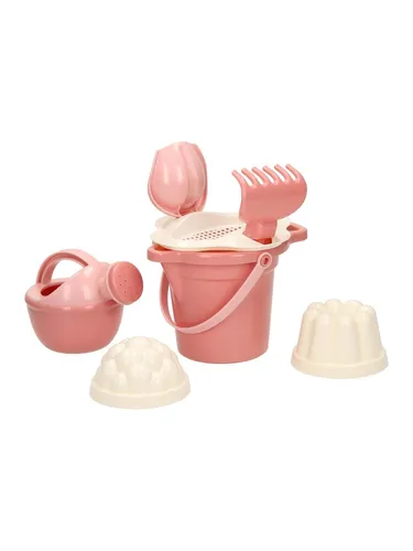 Cavallino Toys Eimer-Set Pastellrosa 7-teilig