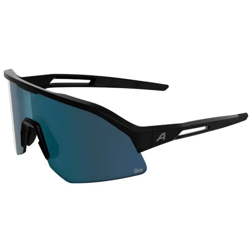 Alpina Sports Sonic HR M Q-Lite Sonnenbrille (Black Matt, Mirror Blue)