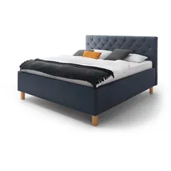 meise.möbel Polsterbett San Remo mit Bettkasten in blau von Meise Möbel