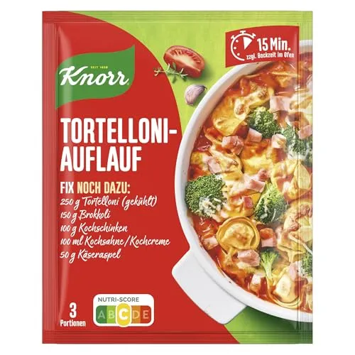 Knorr Fix Tortelloni-Auflauf Würzmischung für ein geschmackvolles Gratin
