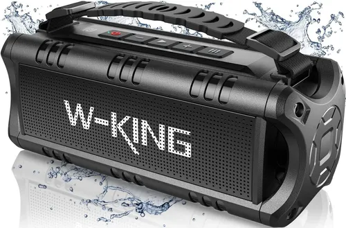 W-King Bluetooth Box Lautsprecher, 30W Bluetooth Lautsprecher Boxen Musikbox Blu