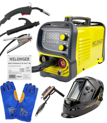 WELDINGER Fülldrahtschweißgerät ME 130 mini FLUX Set mit Zubehör