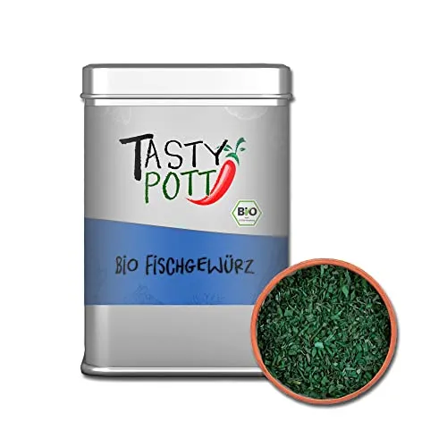 Tasty Pott Gewürzmischungen 2 I Gewürze I Kräuter Mix I Herbs I Spices I Tofu I Gemüse I Aromatisch (Bio Fischgewürz 100g)
