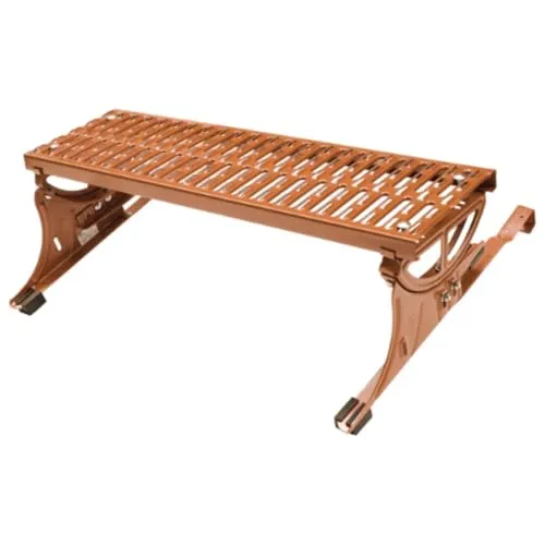 Hymer Trittflächenset sepiabraun 80 cm - Leitern - Ideal für Dachneigungen von 15° bis 60°, inklusive Befestigungen und verstellbarem Laufrost für sicheren Zugang auf dem Dach.