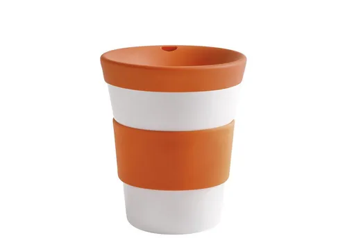 KAHLA Coffee-to-go-Becher Cupit Becher + Trinkdeckel, 1-tlg., Porzellan, Made in Germany