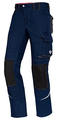 BP Comfort Plus 1803-720-110 Arbeitshose - Ergonomische Arbeitshose mit Gummizug im Rücken, ideal für Handwerk und Industrie. Viele Funktionstaschen und reflektierende Streifen für Sicherheit und Komfort.