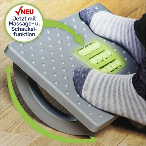 Ergonomische Fußablage mit Rollenmassage von Gravidus