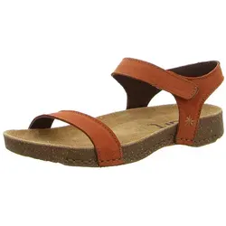 Art 1119 I Breathe Flache Sandalen für Damen, Dunkel orange, 38 EU - Bequeme flache Sandalen mit Mikrofaser-Futter für angenehmen Tragekomfort im Alltag.