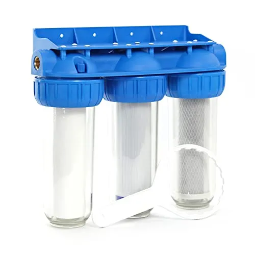 Naturewater NW-BR10B4 Wasserfilter - Wasserfilterkartuschen für Trinkwasser, entfernt effektiv Verunreinigungen mit 5 µ Filterfeinheit und erhält essentielle Mineralien für gesundes Trinkwasser.