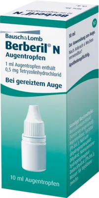 Berberil N Augentropfen bei akut geröteten, gereizten Augen