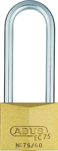 ABUS 26846 63 mm langem Bügel Messing Vorhängeschloss mit Wendeschlüssel